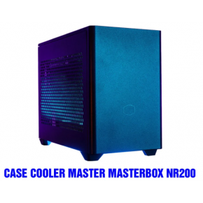 CASE COOLER MASTER MASTERBOX NR200 MINI ITX (BLACK) (LƯỚI KIM LOẠI)