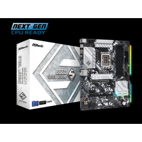 MAINBOARD ASROCK B660M STEEL LEGEND (INTEL B660, SOCKET 1700, M-ATX, 4 KHE RAM DDR4)