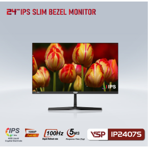 MÀN HÌNH VSP IP2407S ( 24INCH/ IPS/ FHD/ 100HZ/ 5MS - CÓ LOA)