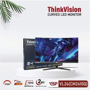 MÀN HÌNH CONG VSP VL24 (CM2410Q) 75HZ MÀU ĐEN