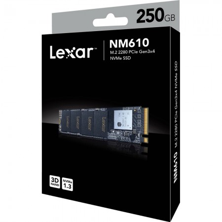 SSD LEXAR NM610 250GB M.2 PCIE NVME
