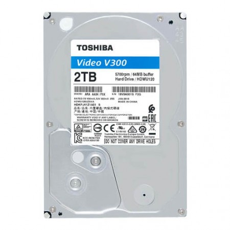 HDD TOSHIBA V300 2TB 3.5" SATA 3 5700RPM
