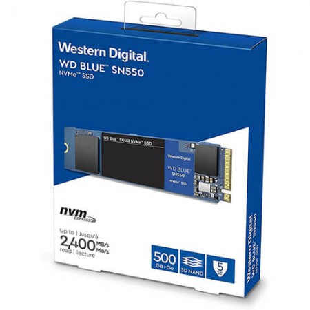 SSD WESTERN DIGITAL BLUE SN550 500GB M.2 NVME - WDS500G2B0C